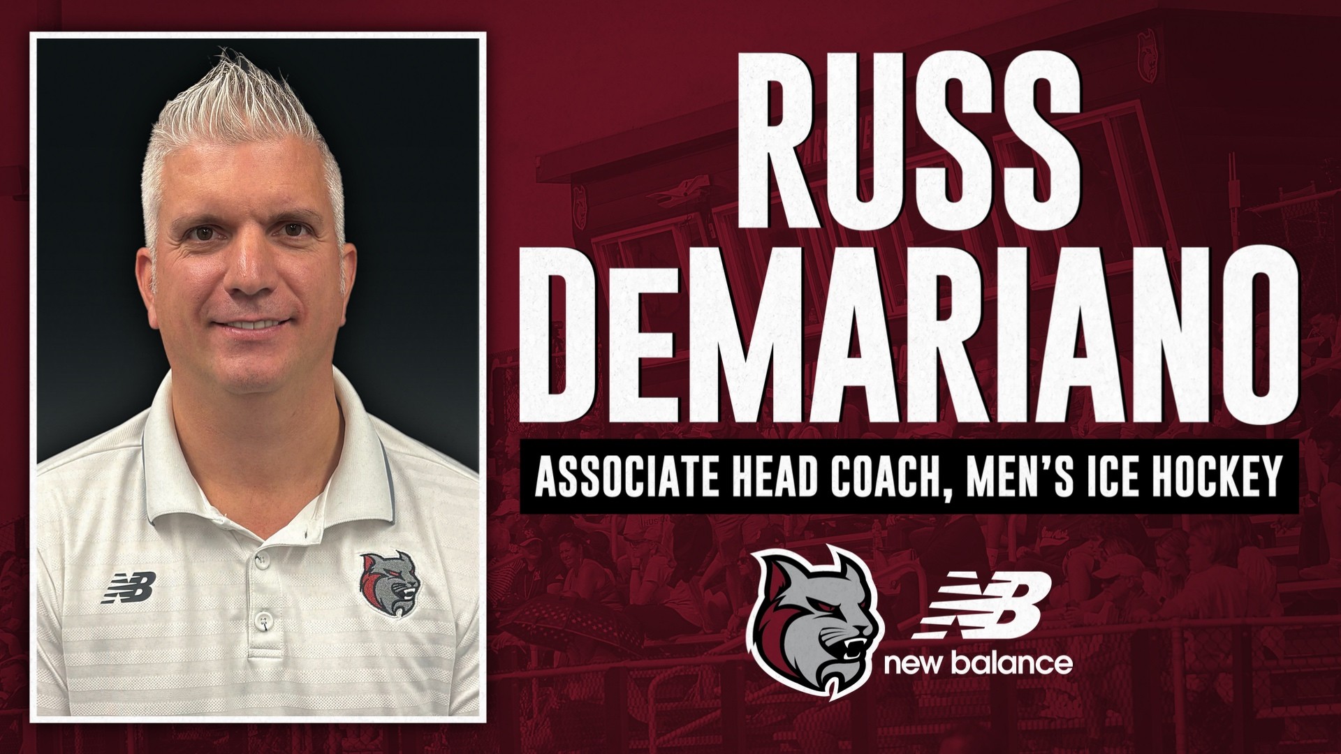 Russ DeMariano Named Associate Head Coach of Men&rsquo;s Ice Hockey