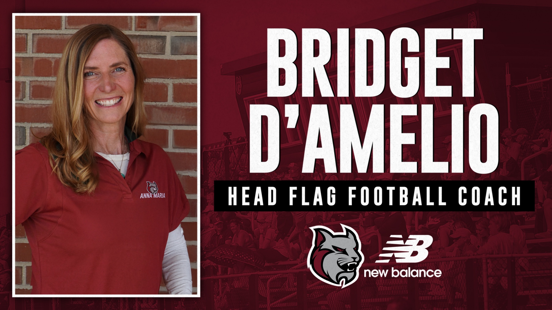 Anna Maria College Names Bridget D&rsquo;Amelio as Head Coach of Women&rsquo;s Flag Football