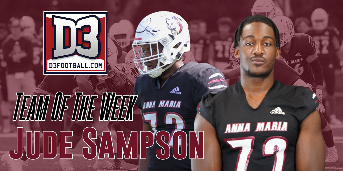 Jude Sampson / d3football.com Team of the Week