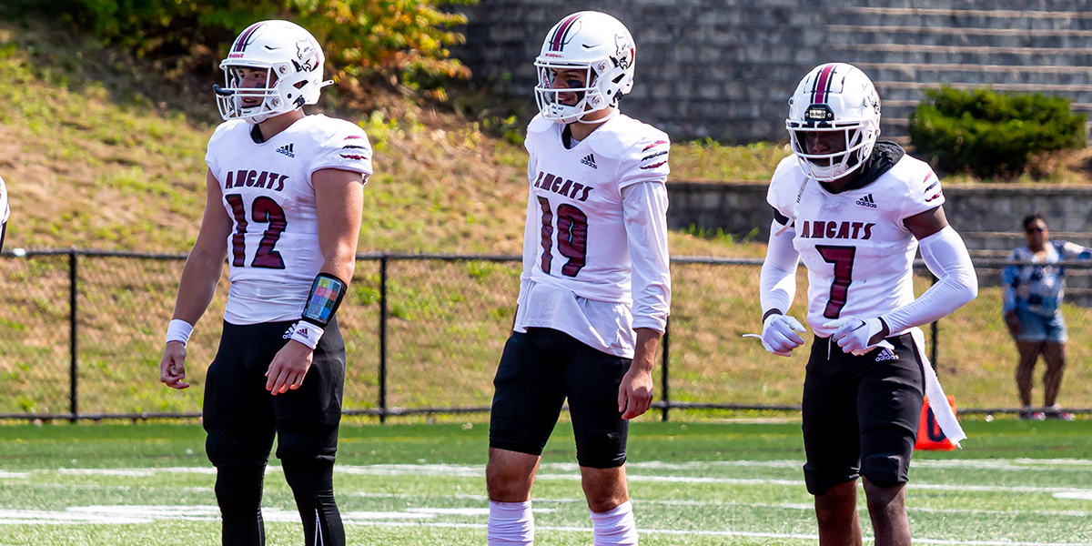 Captains Alex Cohen (Plymouth, MA), Hayden Braga (Foster, RI), and Armstrong Antoine (Stratford, CT)