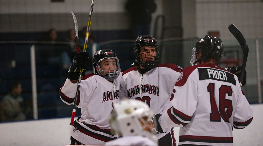 Proeh&rsquo;s Last Second Goal Lifts Men's Hockey over Albertus, 3-2