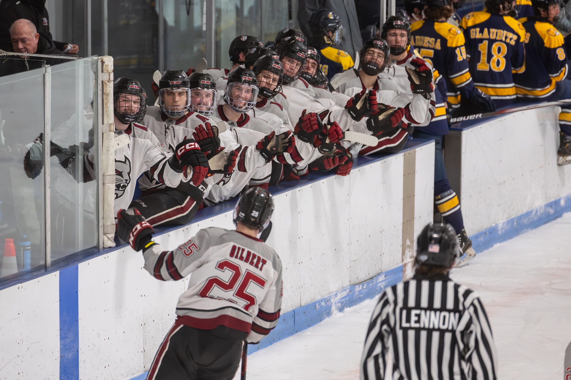 Late Third Period Goal From Gilbert Secures 7-6 Win Over Falcons