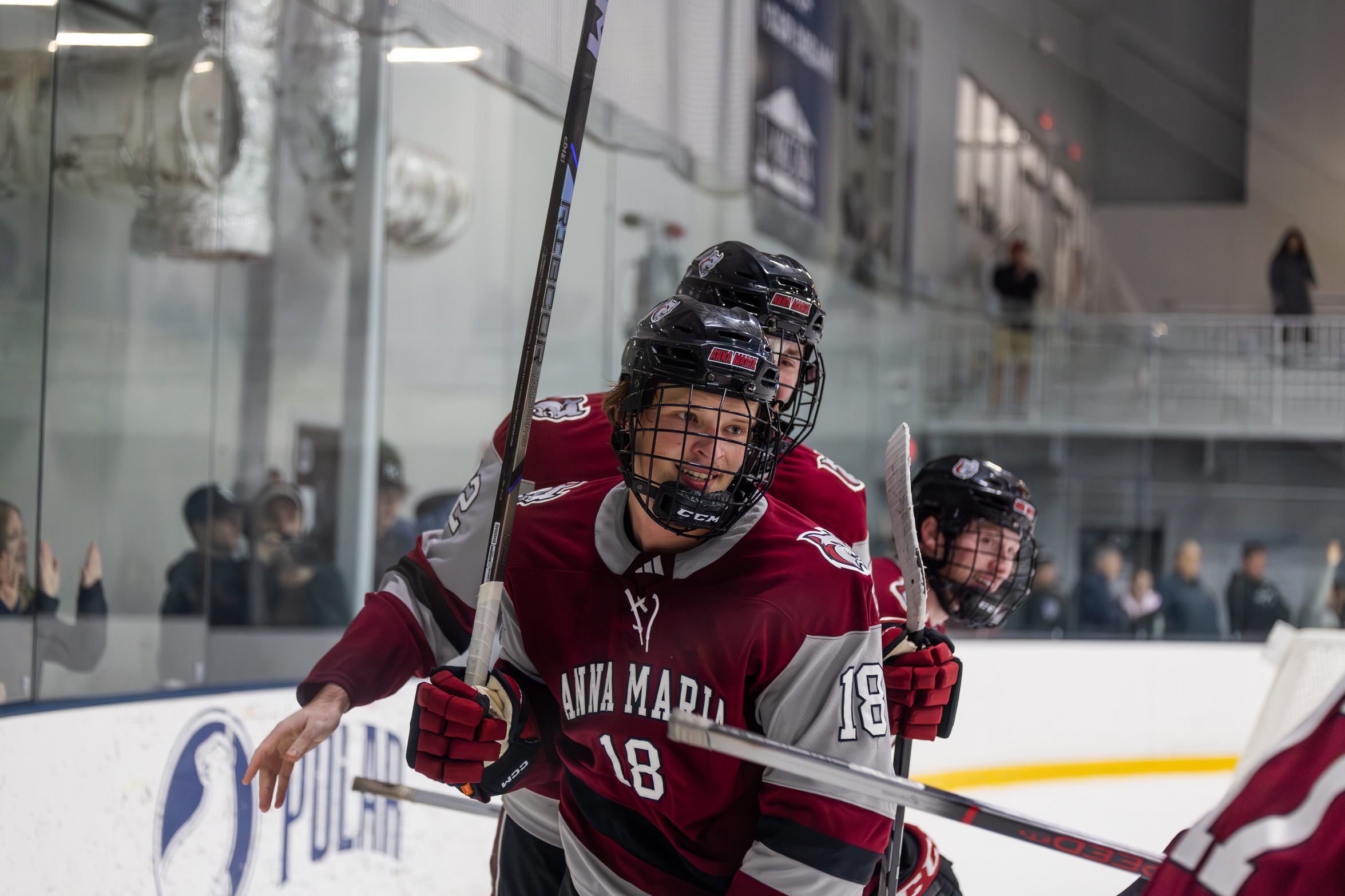 MEN'S HOCKEY SINKS PILGRIMS 5-2 ON THE ROAD