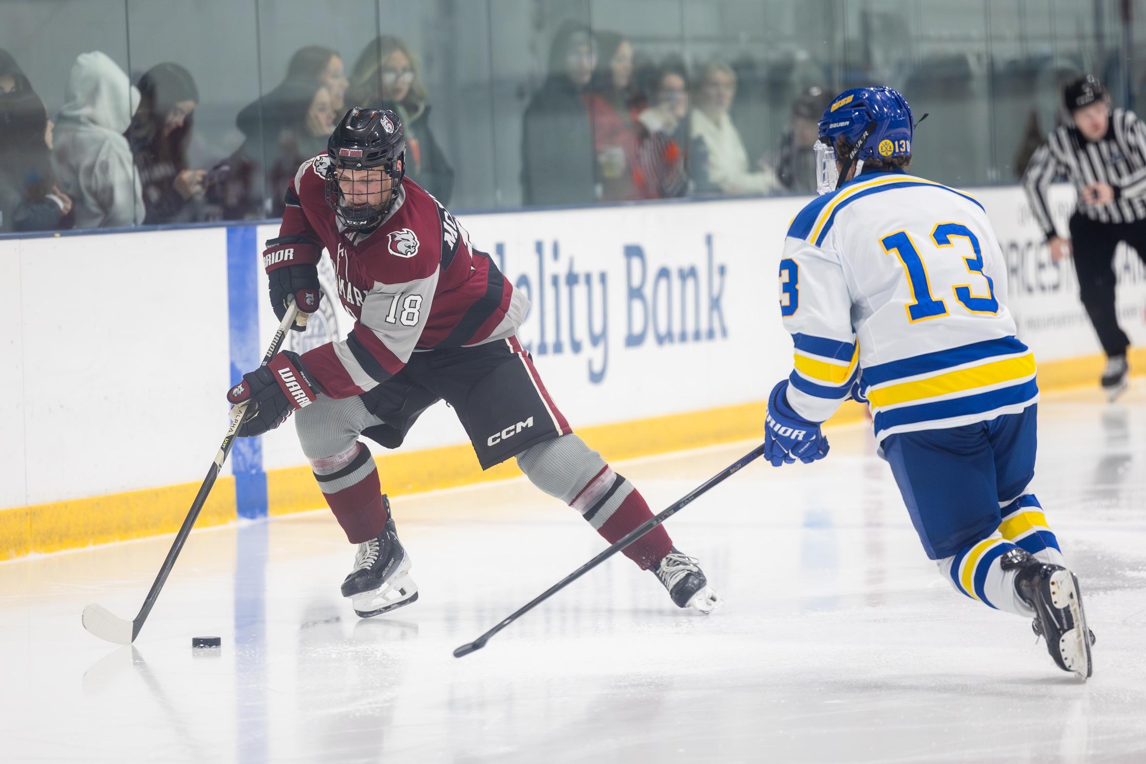 MEN'S HOCKEY SINKS TRAILBLAZERS 4-1 ON THE ROAD