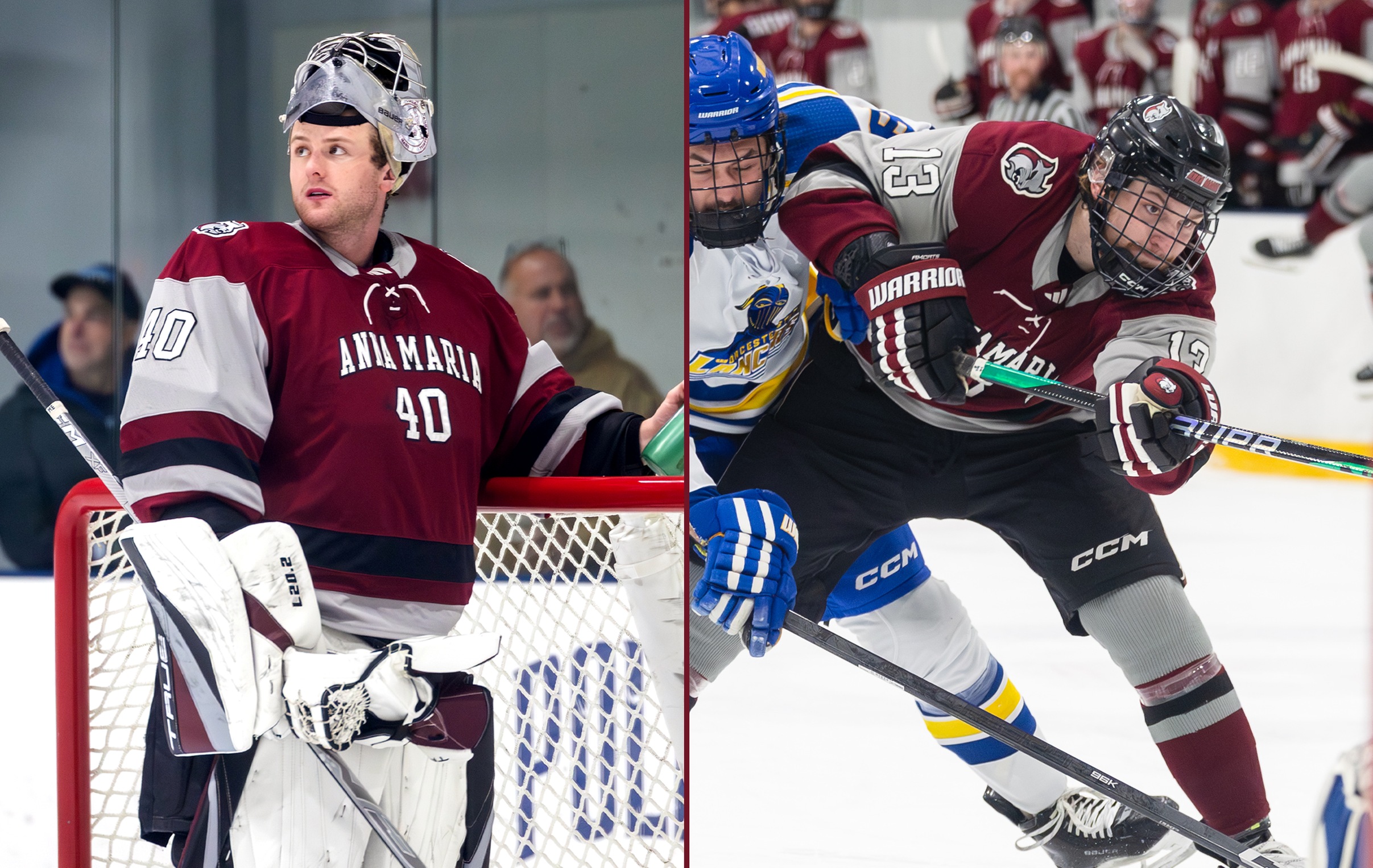 Hennessey and McElhinny Earn MASCAC Weekly Awards for Men&rsquo;s Ice Hockey