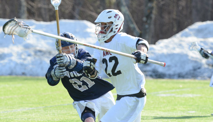 Men's Lacrosse Falls to Monks in GNAC Road Opener