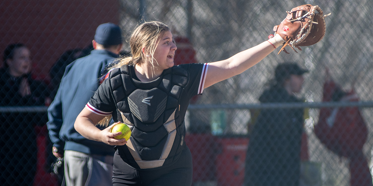 Sophomore catcher Saylor Costa (E. Providence, RI)
