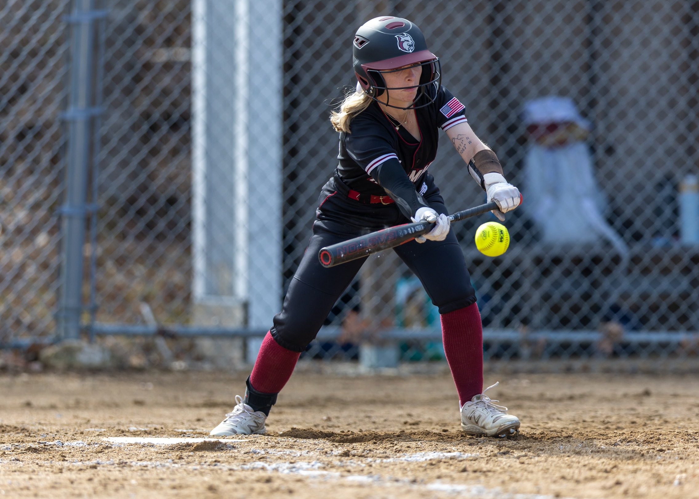 SOFTBALL COMES UP SHORT AGAINST MONKS