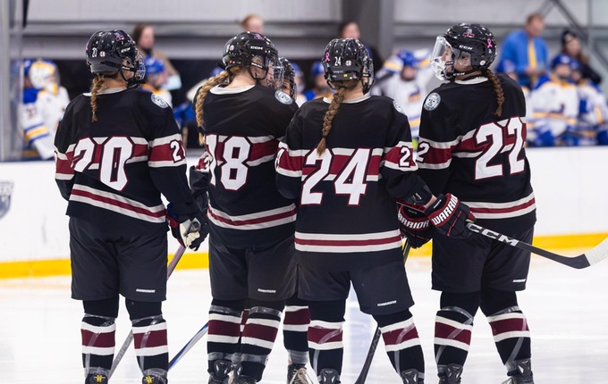 Women's Ice Hockey Comes Up Short Against Rivier