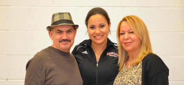 AMCATS Honor Acosta on Senior Night