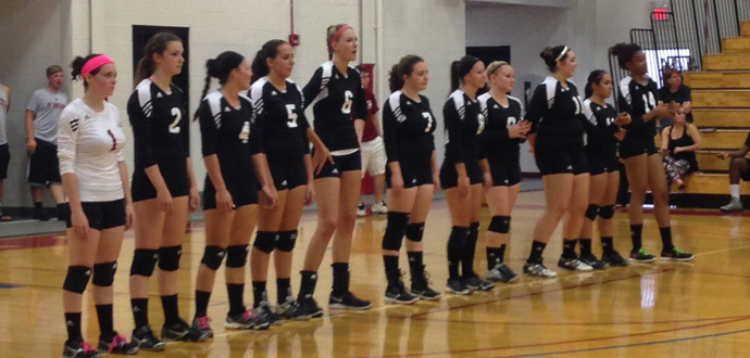 Volleyball Falls to WPI 3-1 in Home Opener